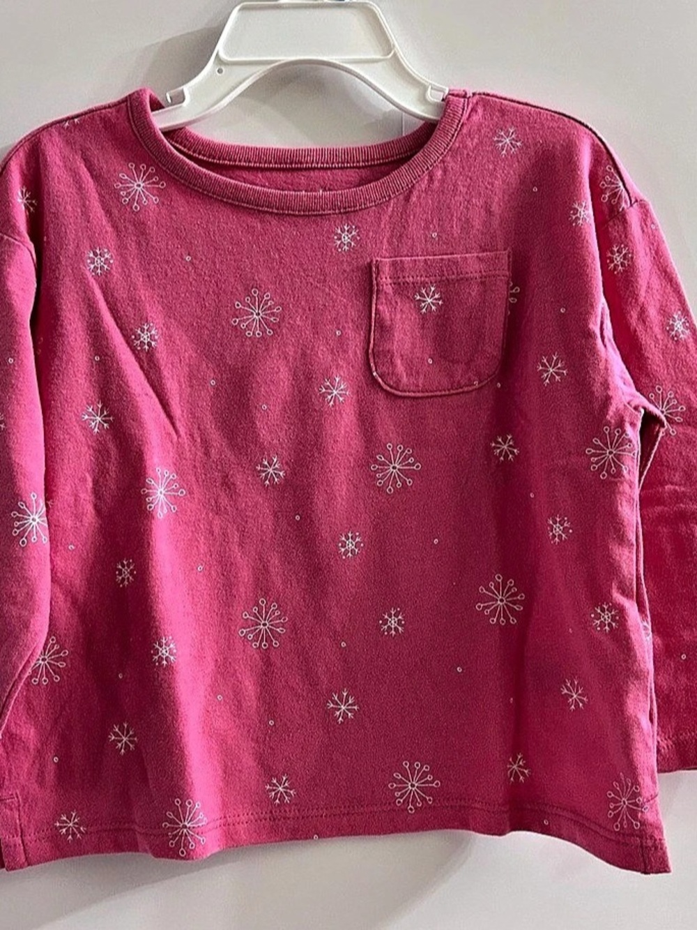 Carter’s Long Sleeve Graphic Top in Pink Size 24M NWT